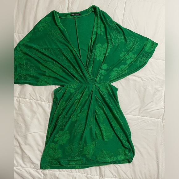 Zara green dress - Picture 3 of 4